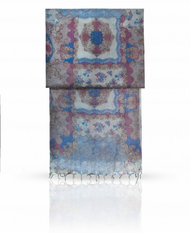 Палантин Женский W-GEOMETRIC/LILAC